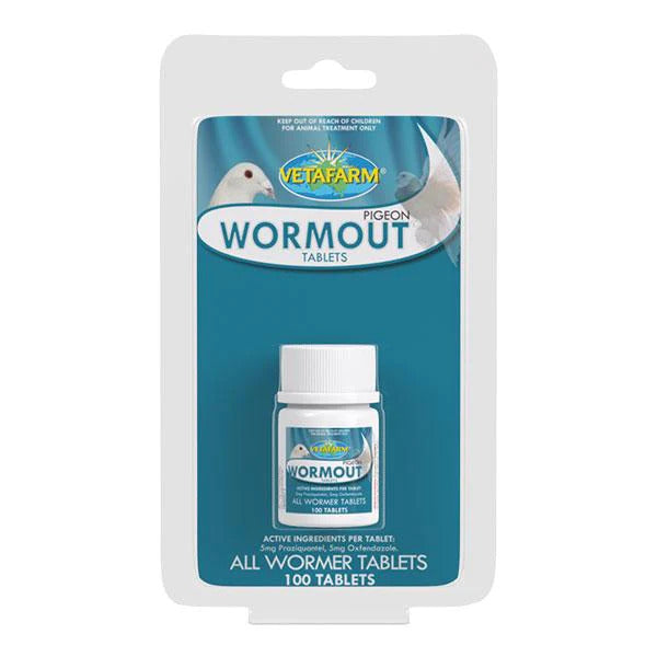Pigeon Wormout Tablets - 100 ct image 0