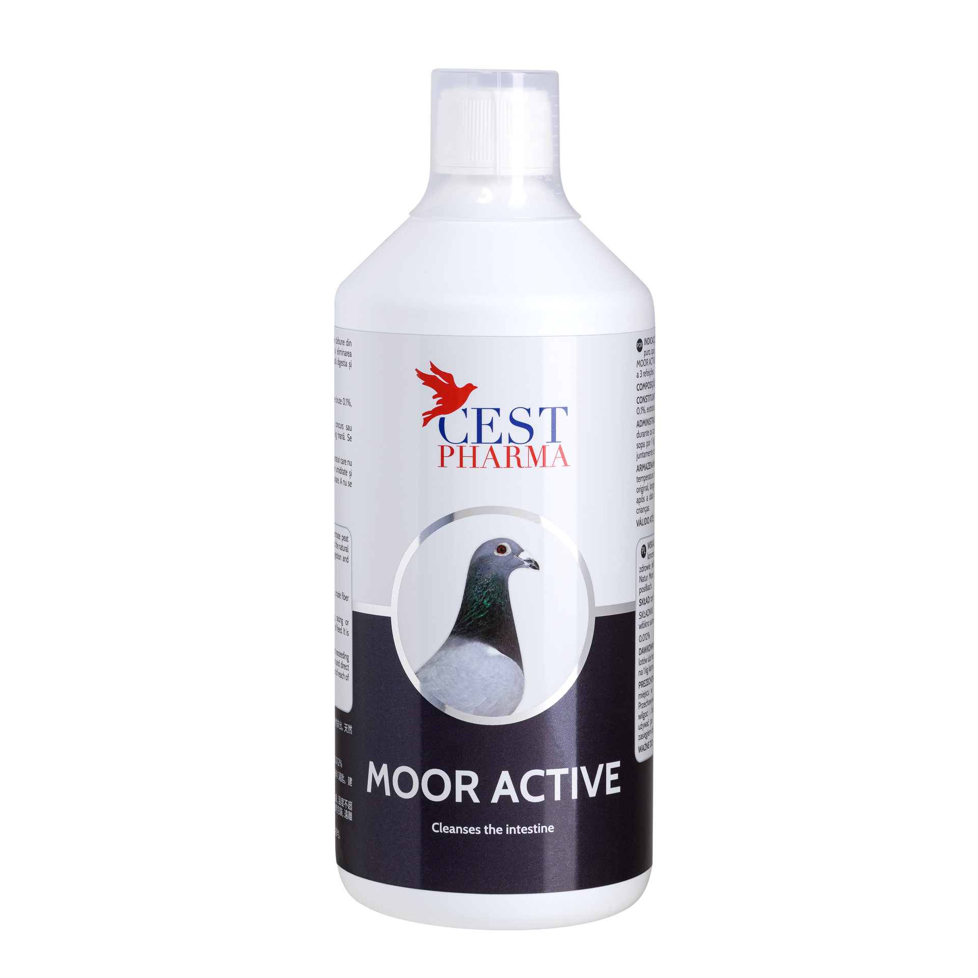 MOOR ACTIVE 1000ML - Liquid Charcoal for Birds - 1L image 0