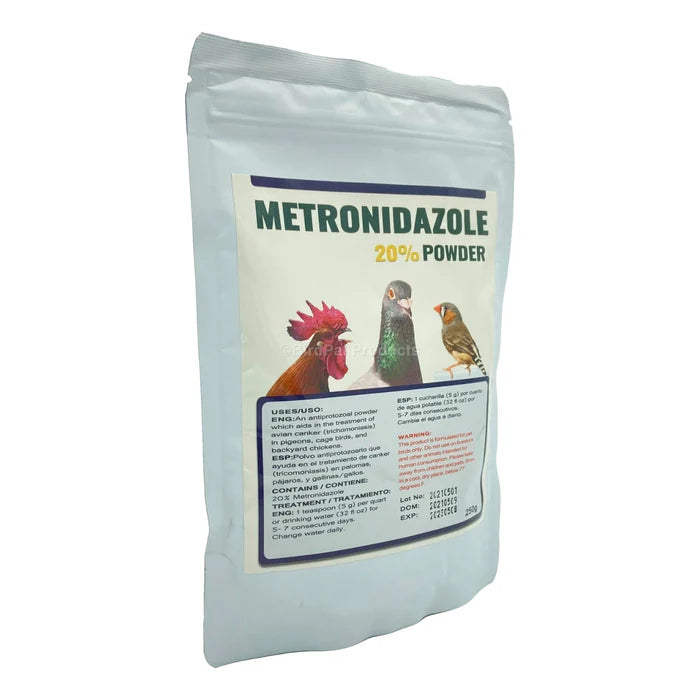 Metronidazole 20% Powder for Birds (Flagyl)