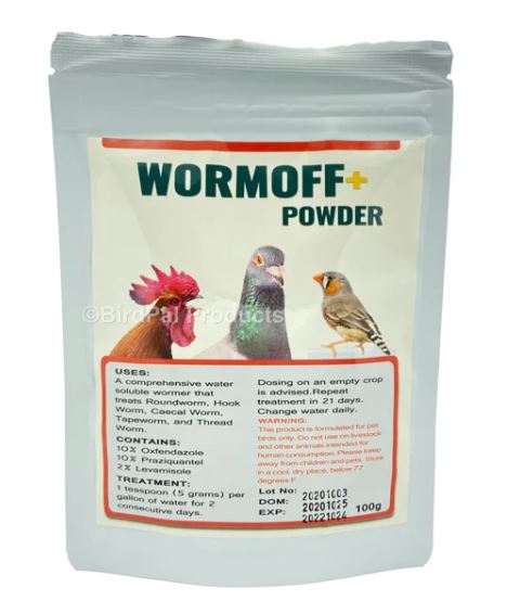 WormOff Plus Powder for Birds image 0