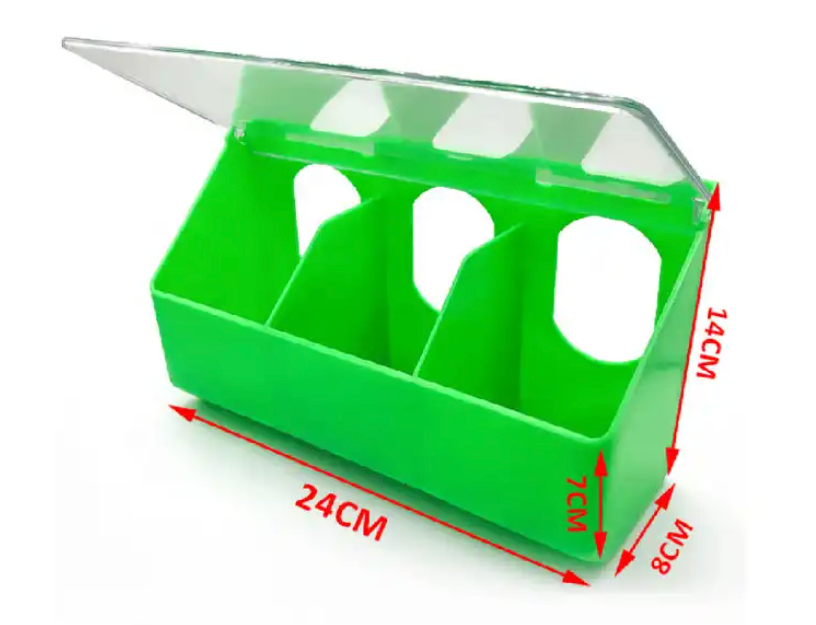 3 Hole Plastic Feeder image 0