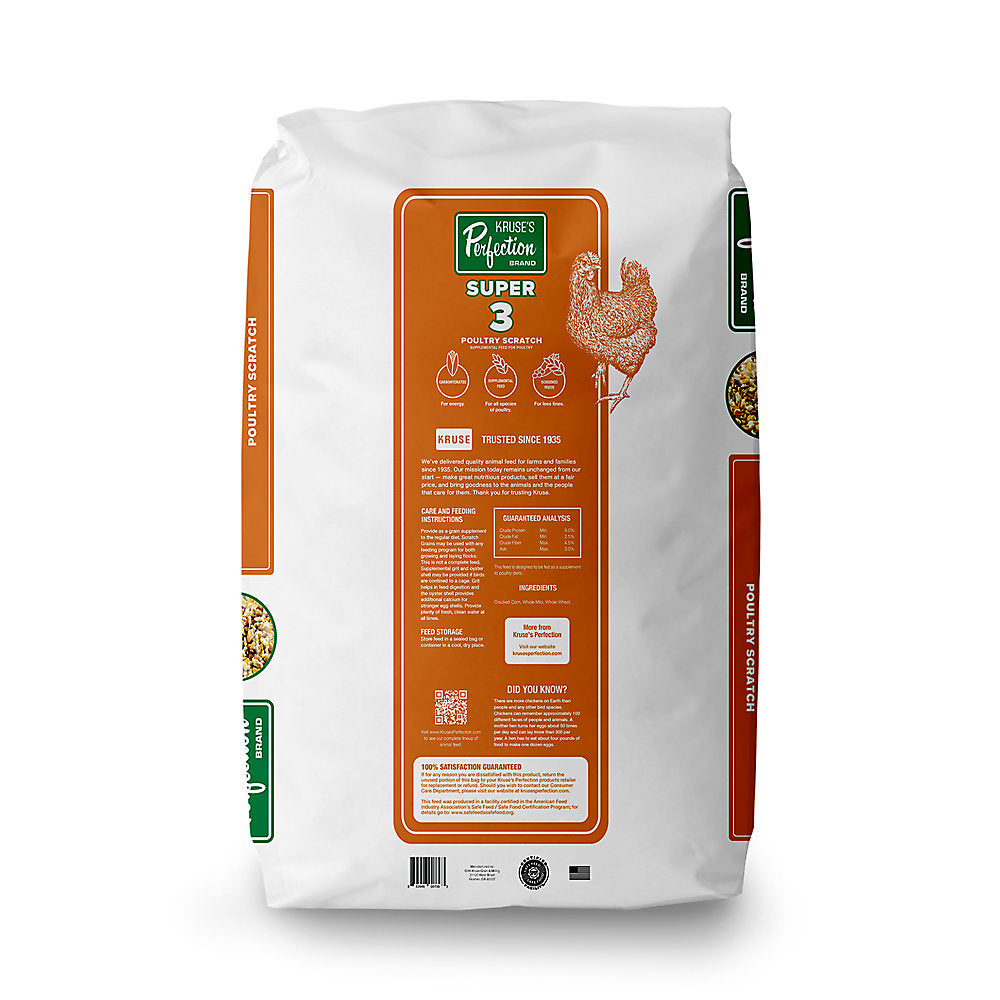 Kruse Super 3 Poultry Scratch - 40lb image 1