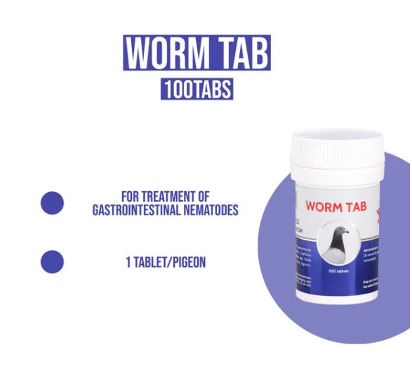 WORM TAB - Dewormer for Pigeons image 1