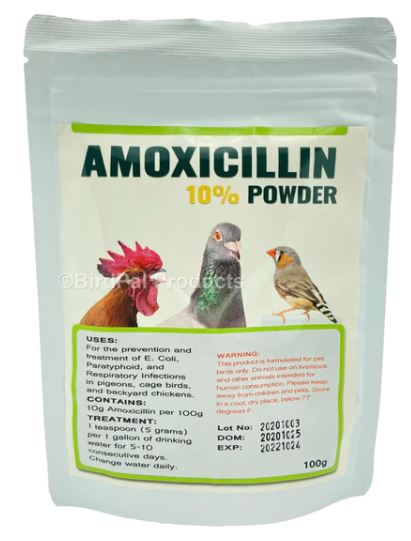 Amoxicillin 10% Powder for Birds image 0