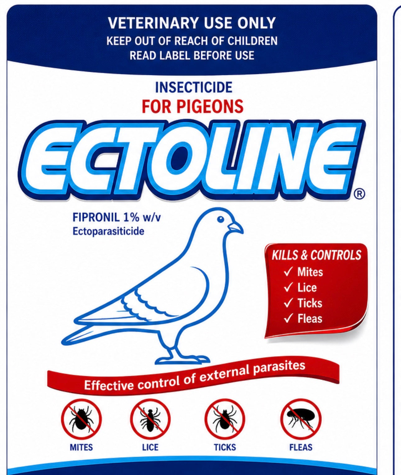Ectoline For Internal & External Parasites in Birds