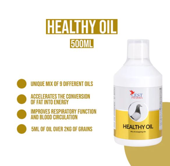 HEALTHY OIL 500ML - 9 Oil Mix for Pigeons image 1
