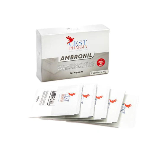 AMBRONIL 50G - For Cocci, Canker, Worms, & Respiratory
