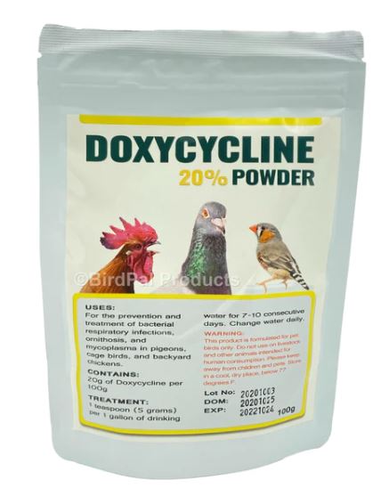 Doxycycline 20% Powder for Birds image 0